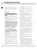 Preview for 16 page of Hotpoint DUI611PX Operating Instructions Manual