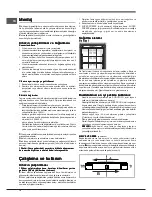 Предварительный просмотр 10 страницы Hotpoint E2BL xxxx F (TK) Operating Instructions Manual