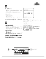 Предварительный просмотр 2 страницы Hotpoint E2BY 19 Series Operating Instructions Manual