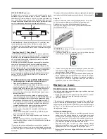 Предварительный просмотр 11 страницы Hotpoint E2BY 19 Series Operating Instructions Manual