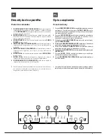 Предварительный просмотр 9 страницы Hotpoint E3D AA S C Operating Instructions Manual