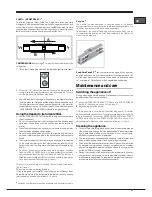 Предварительный просмотр 21 страницы Hotpoint E3D AA S C Operating Instructions Manual