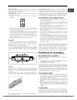 Предварительный просмотр 33 страницы Hotpoint E3D AA S C Operating Instructions Manual