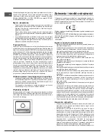 Предварительный просмотр 46 страницы Hotpoint E3D AA S C Operating Instructions Manual