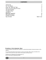 Preview for 2 page of Hotpoint E3FX Instructions For Installation And Use Manual