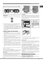 Предварительный просмотр 21 страницы Hotpoint E4D SERIES Operating Instructions Manual