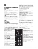 Предварительный просмотр 7 страницы Hotpoint E4DG AA X MTZ Operating Instructions Manual