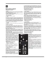 Предварительный просмотр 14 страницы Hotpoint E4DG AA X MTZ Operating Instructions Manual