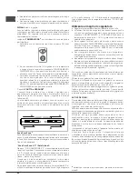 Предварительный просмотр 22 страницы Hotpoint E4DG AA X MTZ Operating Instructions Manual