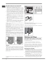 Предварительный просмотр 38 страницы Hotpoint E4DG AA X MTZ Operating Instructions Manual