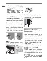 Предварительный просмотр 58 страницы Hotpoint E4DG AA X MTZ Operating Instructions Manual