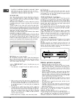 Предварительный просмотр 62 страницы Hotpoint E4DG AA X MTZ Operating Instructions Manual