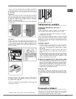 Предварительный просмотр 63 страницы Hotpoint E4DG AA X MTZ Operating Instructions Manual