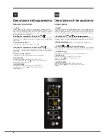 Предварительный просмотр 6 страницы Hotpoint E4DY AA Series Operating Instructions Manual