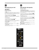 Preview for 8 page of Hotpoint E4DY AA Series Operating Instructions Manual