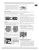 Предварительный просмотр 21 страницы Hotpoint E4DY AA Series Operating Instructions Manual