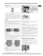 Предварительный просмотр 33 страницы Hotpoint E4DY AA Series Operating Instructions Manual