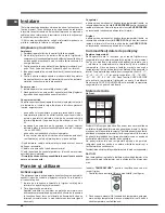 Предварительный просмотр 48 страницы Hotpoint E4DY AA Series Operating Instructions Manual