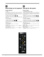 Предварительный просмотр 8 страницы Hotpoint E4DY AA X C Operating Instructions Manual