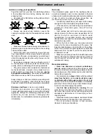 Предварительный просмотр 11 страницы Hotpoint E6005 Instructions For Installation And Use Manual