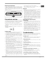 Preview for 23 page of Hotpoint EBI xxxxx F Operating Instructions Manual