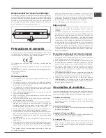 Preview for 27 page of Hotpoint EBI xxxxx F Operating Instructions Manual