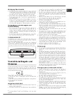 Preview for 31 page of Hotpoint EBI xxxxx F Operating Instructions Manual