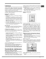 Preview for 45 page of Hotpoint EBI xxxxx F Operating Instructions Manual