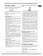 Preview for 51 page of Hotpoint EBI xxxxx F Operating Instructions Manual