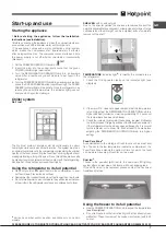 Предварительный просмотр 7 страницы Hotpoint ECOFL series Operating Instructions Manual