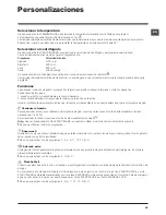 Предварительный просмотр 45 страницы Hotpoint ECOT7F 1292 Instructions For Use Manual