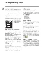 Предварительный просмотр 46 страницы Hotpoint ECOT7F 1292 Instructions For Use Manual