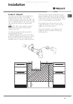 Предварительный просмотр 25 страницы Hotpoint EG1000EX Operating Instructions Manual