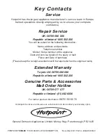 Preview for 32 page of Hotpoint EG21 Instruction And Recipe Book