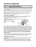 Предварительный просмотр 23 страницы Hotpoint EG52 Instructions For Installation And Use Manual