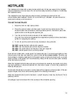 Preview for 13 page of Hotpoint EG71 Instructions For Installation And Use Manual