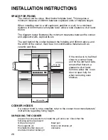 Предварительный просмотр 28 страницы Hotpoint EG71 Instructions For Installation And Use Manual