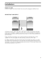 Preview for 27 page of Hotpoint EG74 Instructions For Installation And Use Manual