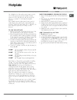 Preview for 13 page of Hotpoint EG94X Instructions For Installation And Use Manual