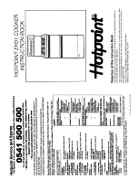 Hotpoint EH31 Instruction Book предпросмотр