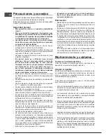 Предварительный просмотр 44 страницы Hotpoint EHPR 640 T /HA Operating Instructions Manual