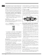 Предварительный просмотр 26 страницы Hotpoint ENBGH 19xxx FW Operating Instructions Manual