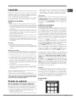 Предварительный просмотр 33 страницы Hotpoint ENBGH 19xxx FW Operating Instructions Manual