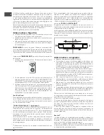 Предварительный просмотр 42 страницы Hotpoint ENBGH 19xxx FW Operating Instructions Manual