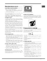 Предварительный просмотр 19 страницы Hotpoint ENBLH 19xxx FW O3 Operating Instructions Manual