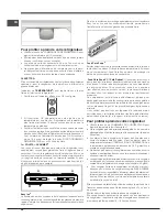 Предварительный просмотр 26 страницы Hotpoint ENBLH 19xxx FW O3 Operating Instructions Manual