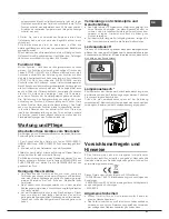 Предварительный просмотр 31 страницы Hotpoint ENBLH 19xxx FW O3 Operating Instructions Manual