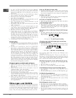 Предварительный просмотр 32 страницы Hotpoint ENBLH 19xxx FW O3 Operating Instructions Manual