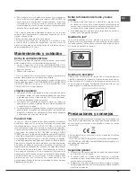 Предварительный просмотр 39 страницы Hotpoint ENBLH 19xxx FW O3 Operating Instructions Manual