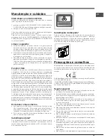 Предварительный просмотр 43 страницы Hotpoint ENBLH 19xxx FW O3 Operating Instructions Manual